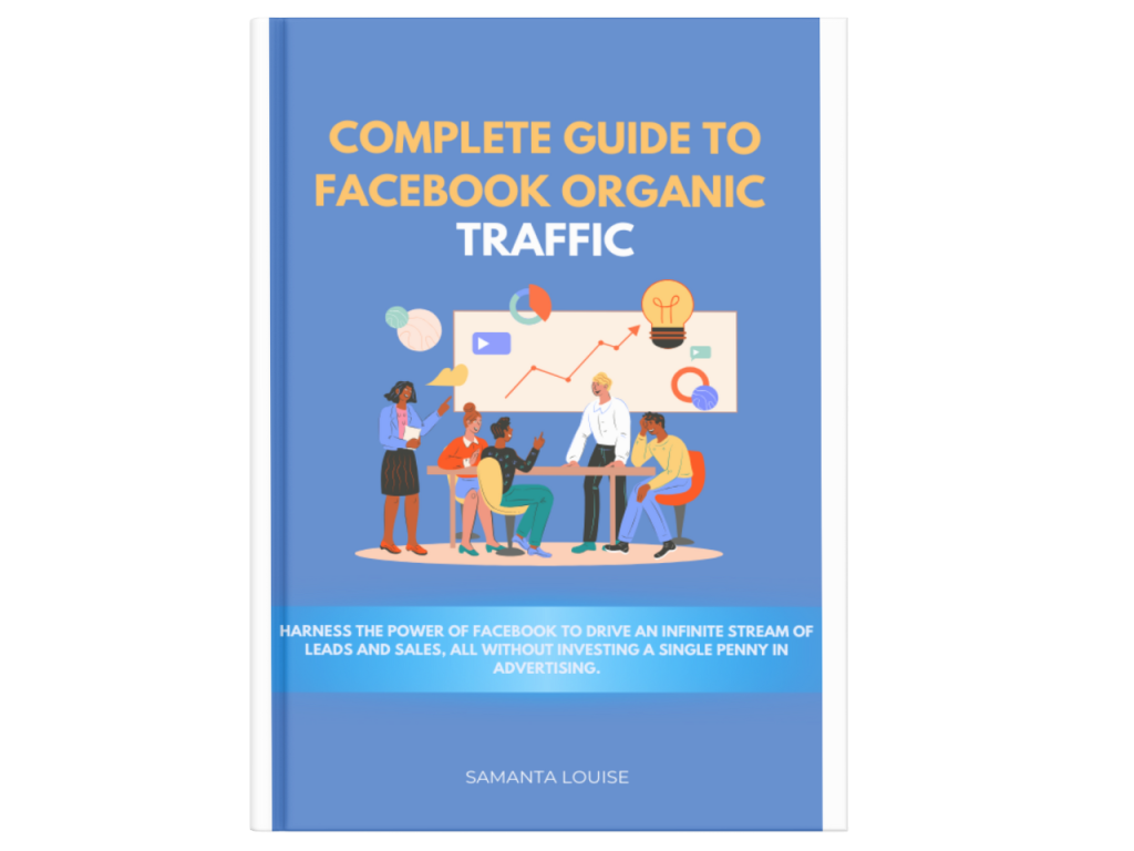 Picture of my book complete guide to facebook organic strategies 