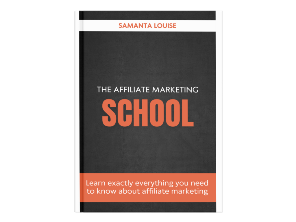 A picture of my book the affiliate marketing school