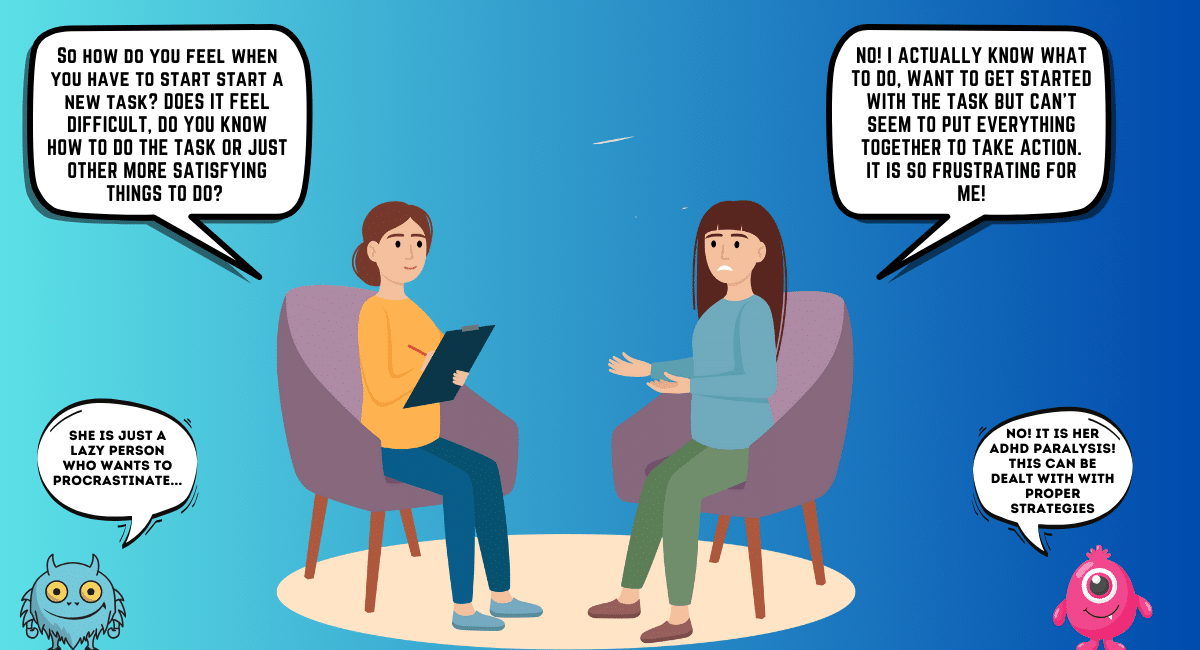 Learn the difference between laziness and ADHD paralysis, and why many adults with ADHD struggle to start tasks despite knowing what to do. Find helpful strategies.