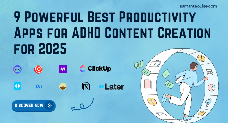 9 Powerful Best Productivity Apps for ADHD Content Creation For 2025
