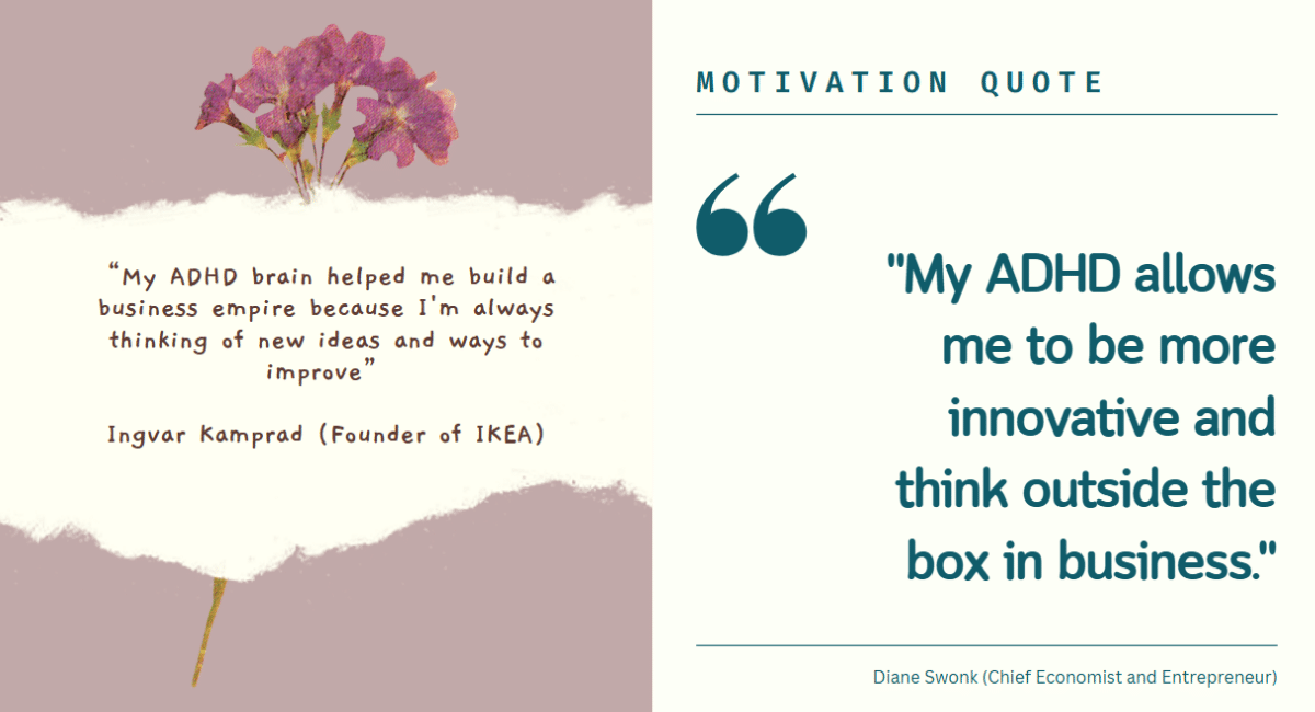 a quote and a bouquet of flowers