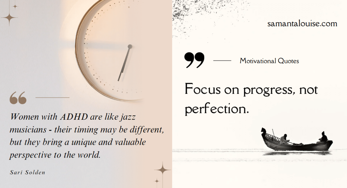 a clock and a bird WITH A QUOTE OVERLAY 