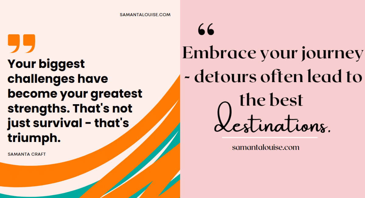 a two posters with text showing two quotes about ADHD motivation 