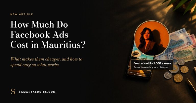 How much do Facebook ads cost in Mauritius: from about Rs 1,000 a week