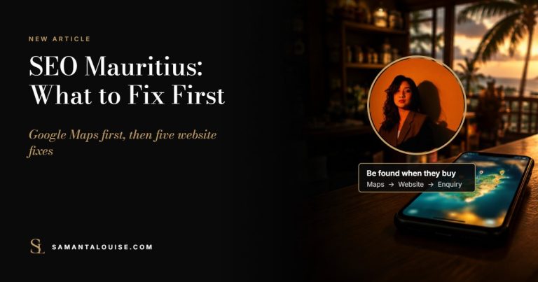 SEO Mauritius: what small businesses should fix first, by Samanta Louise