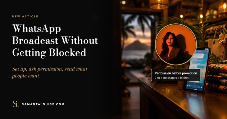 WhatsApp broadcast without getting blocked, by Samanta Louise